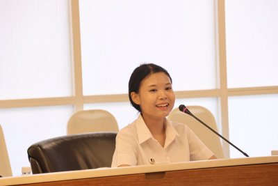 ภาพบรรยากาศการสัมภาษณ์คัดเลือกนักศึกษาทุนประจำปี 2568