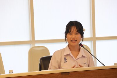 ภาพบรรยากาศการสัมภาษณ์คัดเลือกนักศึกษาทุนประจำปี 2568