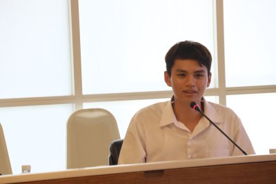 ภาพบรรยากาศการสัมภาษณ์คัดเลือกนักศึกษาทุนประจำปี 2568