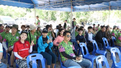 โครงการปลูกป่า ลดภาวะโลกร้อนปี 3 ณ ป่าชุมชนบ้านหนองปลิง ตำบลทุ่งกระบ่ำ อำเภอเลาขวัญ จังหวัดกาญจนบุรี