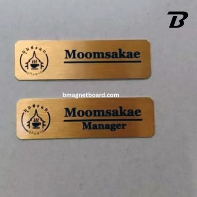 bmagnet ป้ายชื่อทองเส้น