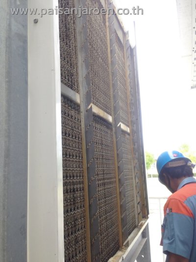 ผลงานปรับปรุงพร้อมทำความสะอาด Cooling Tower