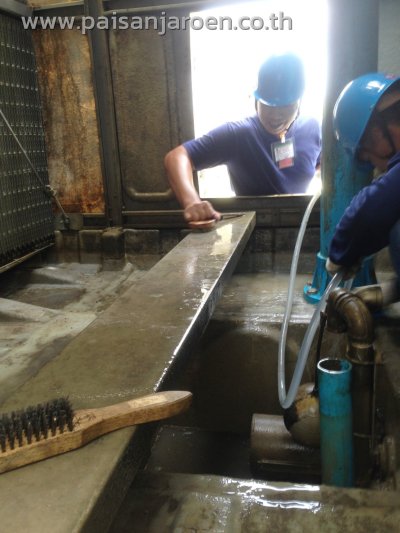 ผลงานปรับปรุงพร้อมทำความสะอาด Cooling Tower