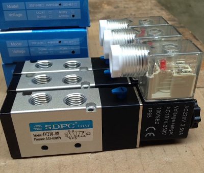 4V210-08 Single Coil Solenoid Valve
