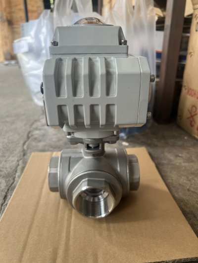 1 1/2” Ballvalve Stainless Steel 316 3way Mortor valve