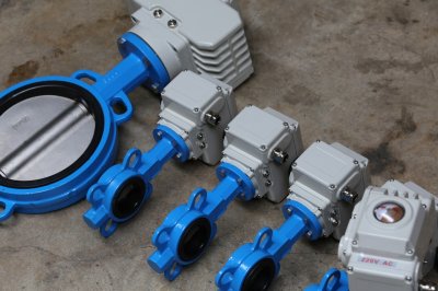 Butterfly Valve Wafer Type ประกอบ มอเตอร์วาล์วไฟฟ้า วาล์วไฟฟ้า มอเตอร์เกียร์ไฟฟ้า