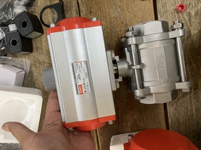 Ball Valve DN50 pneumatic actuators RAT063