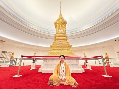 วิทยากรนำทริปเที่ยวทำบุญ