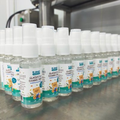 BE CLEAN น้ำยาทำความสะอาดแว่นตา