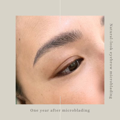 Eyebrow microblading