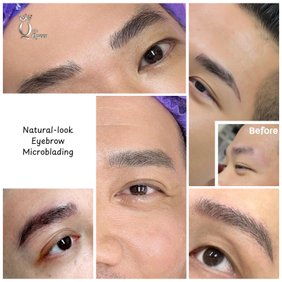 Eyebrow microblading