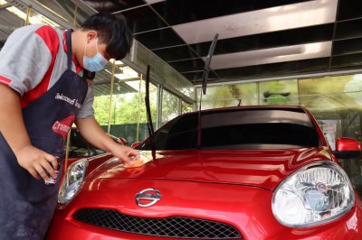 NISSAN MARCH เปลี่ยนสี 