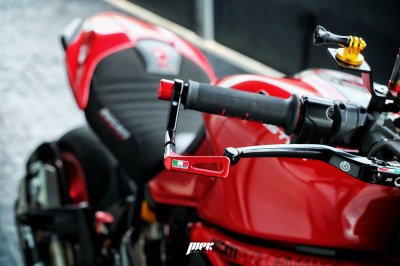 ducati_monster_821_twm_proguard_brake_การ์ดแฮนด์แดงของแต่งรถดูคาติ_progrip