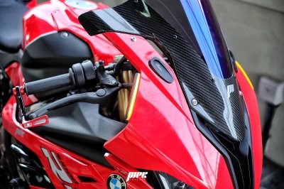 bmw s1000rr 2020 2021 2022 2023 lighttech mirror cap magical racing nrc front turn light signal อุดกระจกแต่งรถ ชิวหน้ารุ้ง ไฟเลี้ยวหน้า twm การ์ดแฮนด์แดง proguard brake guard