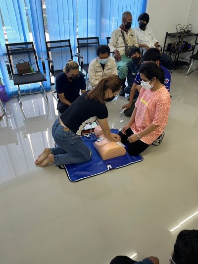 หลักสูตรการปฐมพยาบาลเบื้องต้น CPR & AED วันเสาร์ที่ 24 กันยายน 2022