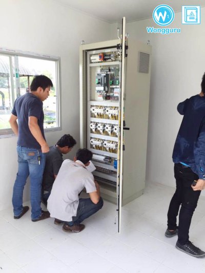 ตู้ควบคุมระบบพีแอลซี (PLC Control Panel)-Bio Gas Control Panel