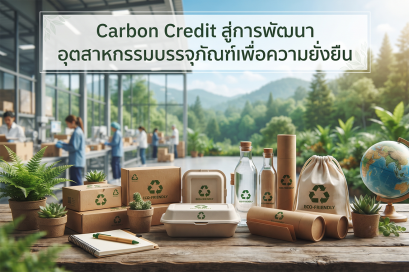 Carbon Credit กับการปรับตัวและพัฒนาอุตสาหกรรมบรรจุภัณฑ์ที่เป็นมิตรต่อสิ่งแวดล้อม