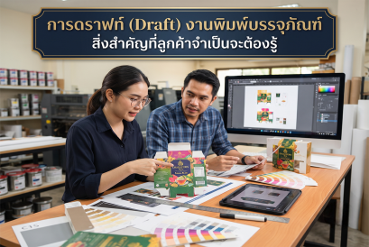 การดราฟท์ (Draft) งานพิมพ์บรรจุภัณฑ์ สิ่งสำคัญที่ลูกค้าจำเป็นจะต้องรู้