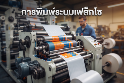 การพิมพ์ระบบเฟล็กโซกราฟี (flexography)