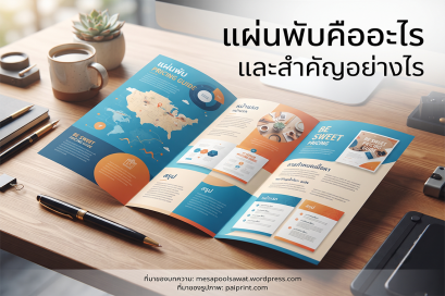 แผ่นพับคืออะไร และสำคัญอย่างไร