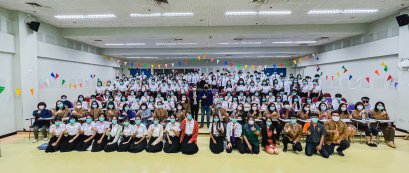 คณะเกษตรศาสตร์และทรัพยากรธรรมชาติ มหาวิทยาลัยพะเยา งานกิจการนิสิต จัดโครงการ "ปฐมนิเทศนิสิตชั้นปีที่ 1 และนิสิตพบผู้บริหารของคณะฯ"