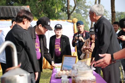 คณะเกษตรศาสตร์และทรัพยากรธรรมชาติ มหาวิทยาลัยพะเยา รับการเยี่ยมชมผลการดำเนินงาน โครงการ 1 คณะ 1 โมเดล ประจำปี 2560