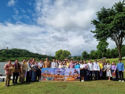 School of Agriculture and Natural Resources, University of Phayao, Joins the Sacred Water Drawing and Buddhist Chanting Ceremony for Phra That Chom Thong  Preserving Lanna Culture for Auspiciousness