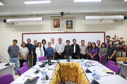 คณะเกษตรศาสตร์ฯ นำโดย น.สพ.สมชาติ ธนะ รองคณบดีฝ่ายบริหารและกิจการนิสิต และผศ.ดร.บุญฤทธิ์ สินค้างาม หัวหน้าศูนย์วิชาการและฝึกอบรมยางพาราภาคเหนือ พร้อมคณะทำงานศูนย์ฯ ต้อนรับ รศ.ดร.สายัณห์ สดุดี คณะทรัพยากรธรรมชาติ มหาวิทยาลัยสงขลานครินทร์ CIRAD และเครือข่าย