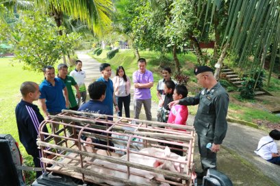School of Agriculture and Natural Resources, University of Phayao, Visits Border Patrol Police School to Follow Up on SDG Project