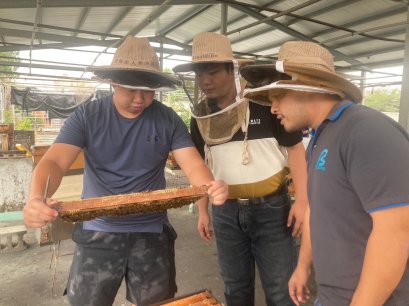 ส่งเสริมนิสิตสู่ความเป็นสากล " นิสิตคณะเกษตรฯ ม.พะเยา เข้าร่วมวิจัยระยะสั้นด้านเทคโนโลยีการผลิตผึ้งพันธุ์ "