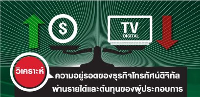 วิเคราะห์ ความอยู่รอดของธุรกิจโทรทัศน์ดิจิทัล ผ่านรายได้และต้นทุนของผู้ประกอบการ