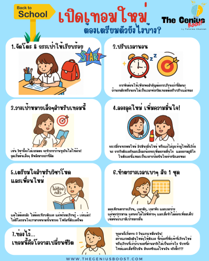 เปิดเทอมใหม่ ต้องเตรียมตัวยังไงบ้าง?