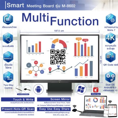 86" Smart Meeting Board รุ่น M-8602