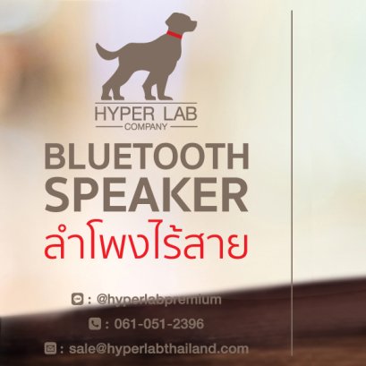 ลำโพงบลูทูธ สกรีนข้อความ โลโก้