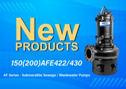 [เปิดตัวสินค้าใหม่] 150(200)AFE422/430 ปั๊มจุ่มดูดโคลน / ปั๊มสูบน้ำเสีย