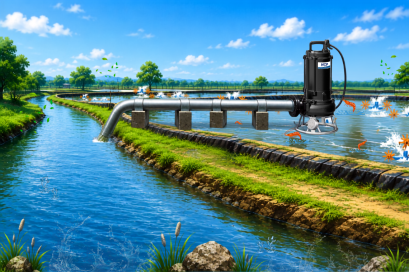 งานติดตั้งปั๊มดูดเลน จังหวัดจันทบุรี รุ่นที่ติดตั้ง HCP PUMP FN-35P-A1