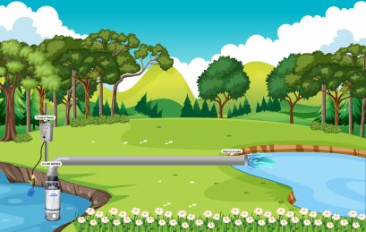 โครงการติดตั้งปั๊มฟาร์มกุ้ง - จังหวัดตรัง ติดตั้ง ปั๊มจุ่มสูบน้ำ รุ่น LH-88