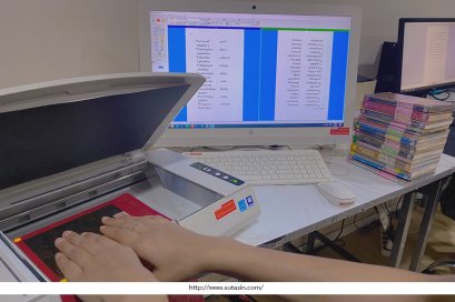 ทีม Data Staff ให้บริการสแกนหนังสือแบบไม่ตัดสันเล่ม ขนาด A3-A4 หอสมุดกลาง 