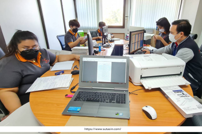 ทีม Data Staff ให้บริการสแกนเอกสารทะเบียนประวัติข้าราชการ (กพ.7) 