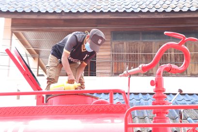 ทำความสะอาด ฉีดพ่นยาฆ่าเชื้อ