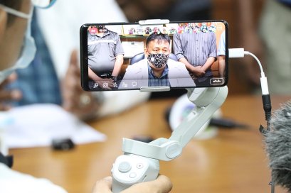 จัดแถลงข่าวแก่สื่อมวลชน เรื่องการเตรียมซื้อวัคซีน