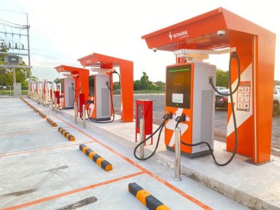 บางจาก x Spark EV จัดเต็มสถานีชาร์จ EV 12 ช่องจอด ที่อุดร!