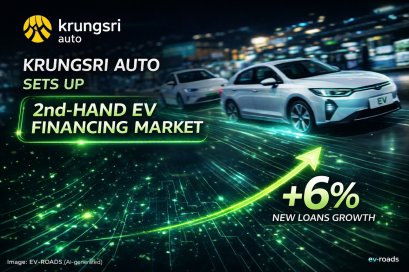 “กรุงศรี ออโต้” ปักธงเจ้าตลาด “สินเชื่อ EV มือสองครบวงจร” 