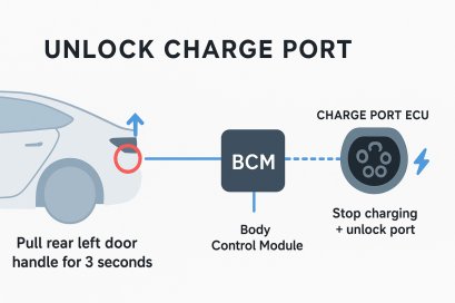 เทสลา ประเทศไทย อัพเดตฟีเจอร์ปลดล็อกพอร์ตชาร์จใหม่
