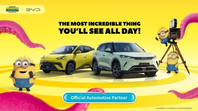 BYD “Official Automotive Partner” ของ Minions & Monsters 