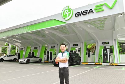 เปิดสถานีชาร์จ “PT GIGA EV” ลาดพร้าว-วังหิน พร้อมบริการครบวงจร
