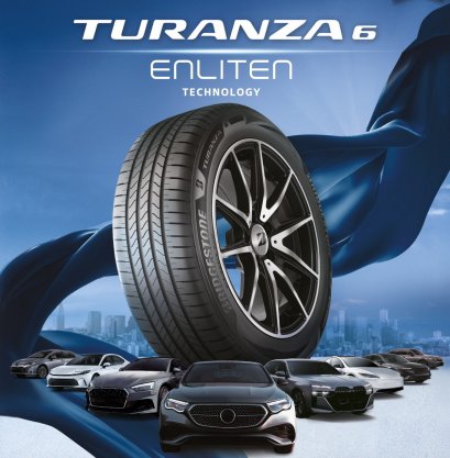 บริดจสโตน เปิดตัวยางรถยนต์พรีเมียม“BRIDGESTONE TURANZA 6 เทคโนโลยี ENLITEN™” 