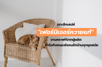 เจาะลึกเสน่ห์ "เฟอร์นิเจอร์หวายแท้" งานคราฟท์จากผู้ผลิต ทำไมถึงครองใจคนรักบ้านทุกยุคสมัย