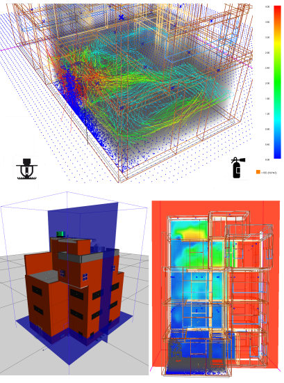 การวิเคราะห์เพลิงไหม้อาคารด้วยเทคโนโลยี BIM บน FDS