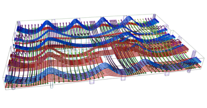 โซลูชั่นการวิเคราะห์และออกแบบโครงสร้างอาคารสูงคอนกรีตเสริมเหล็ก